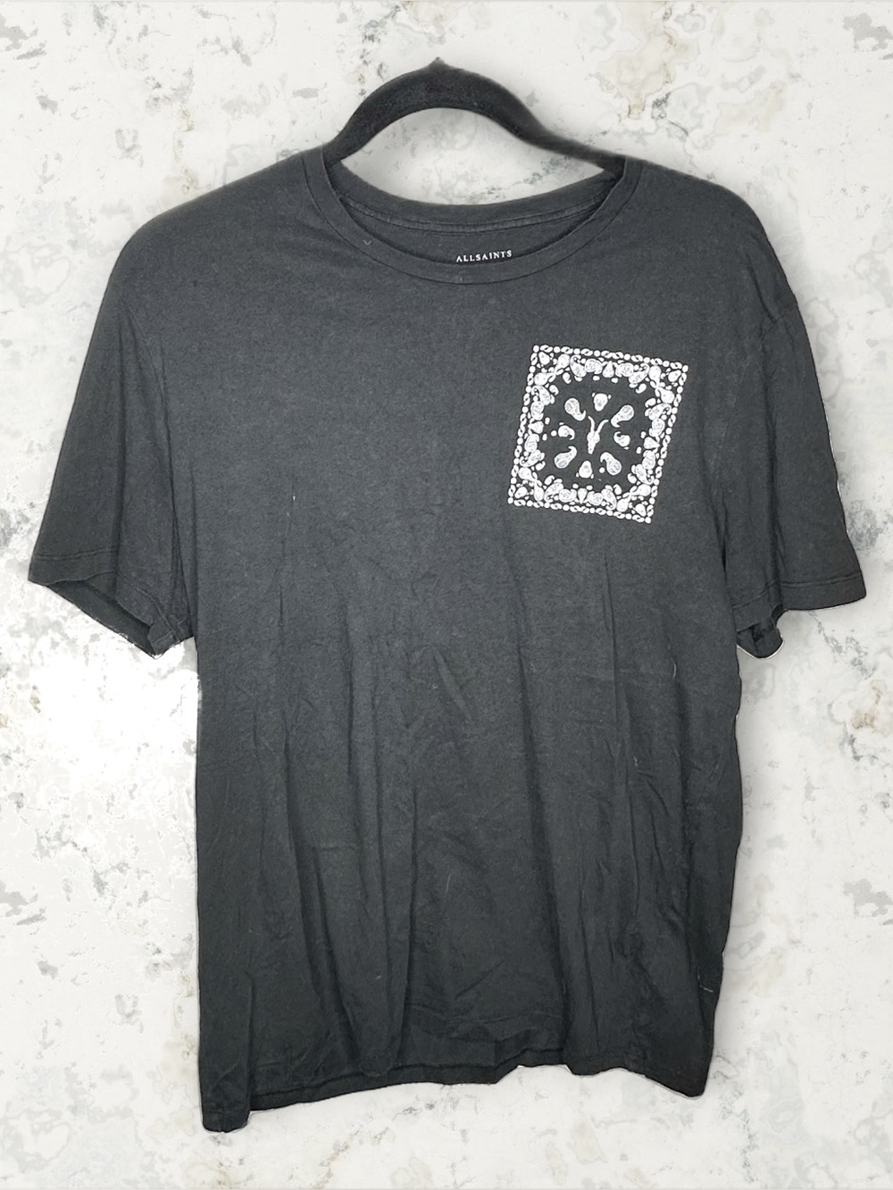 All Saints Designer Lightweight Logo Tee